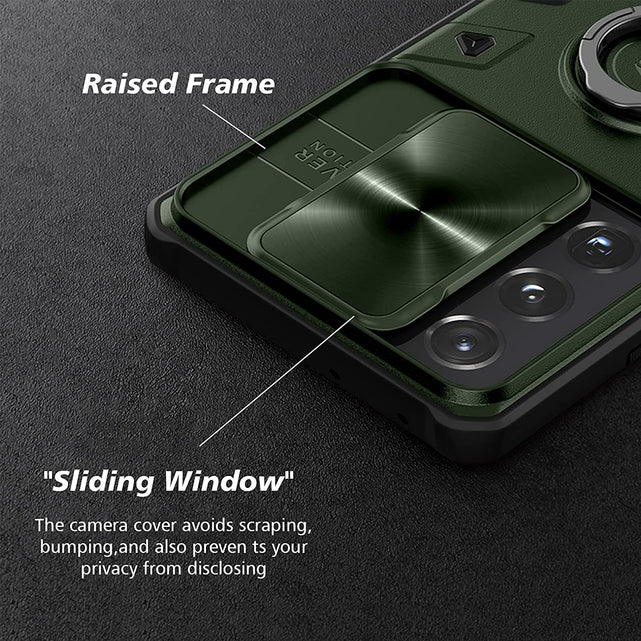 Redpepper Galaxy S21 Ultra cover anello kickstand armor