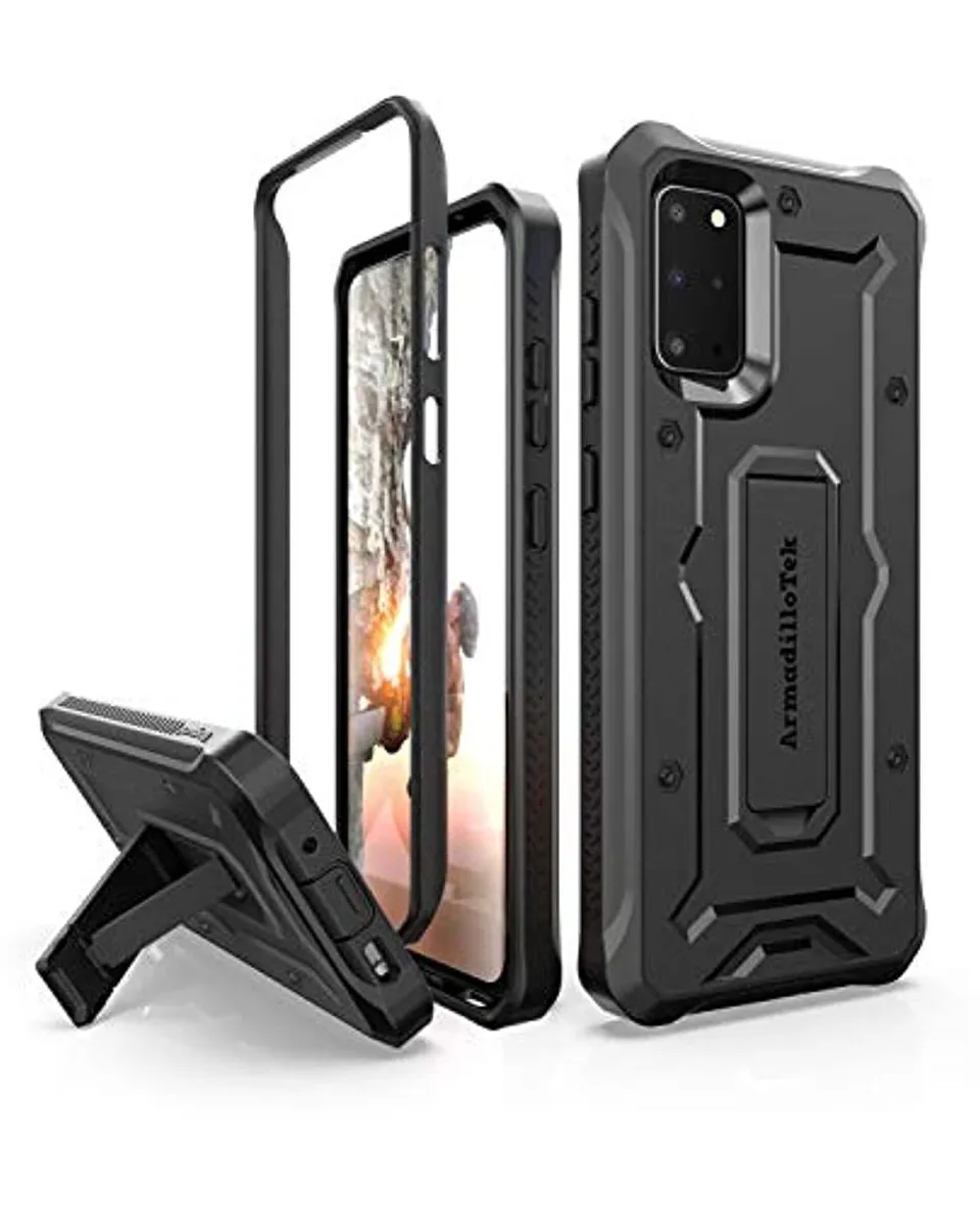 Redpepper Galaxy S20 Plus cover nera con kickstand antishock