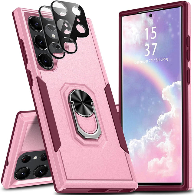 Redpepper Galaxy S23 cover anello stand 360° antiurto