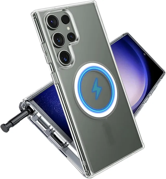 Redpepper Galaxy S25 Ultra Cover Trasparente Magnetica TPU