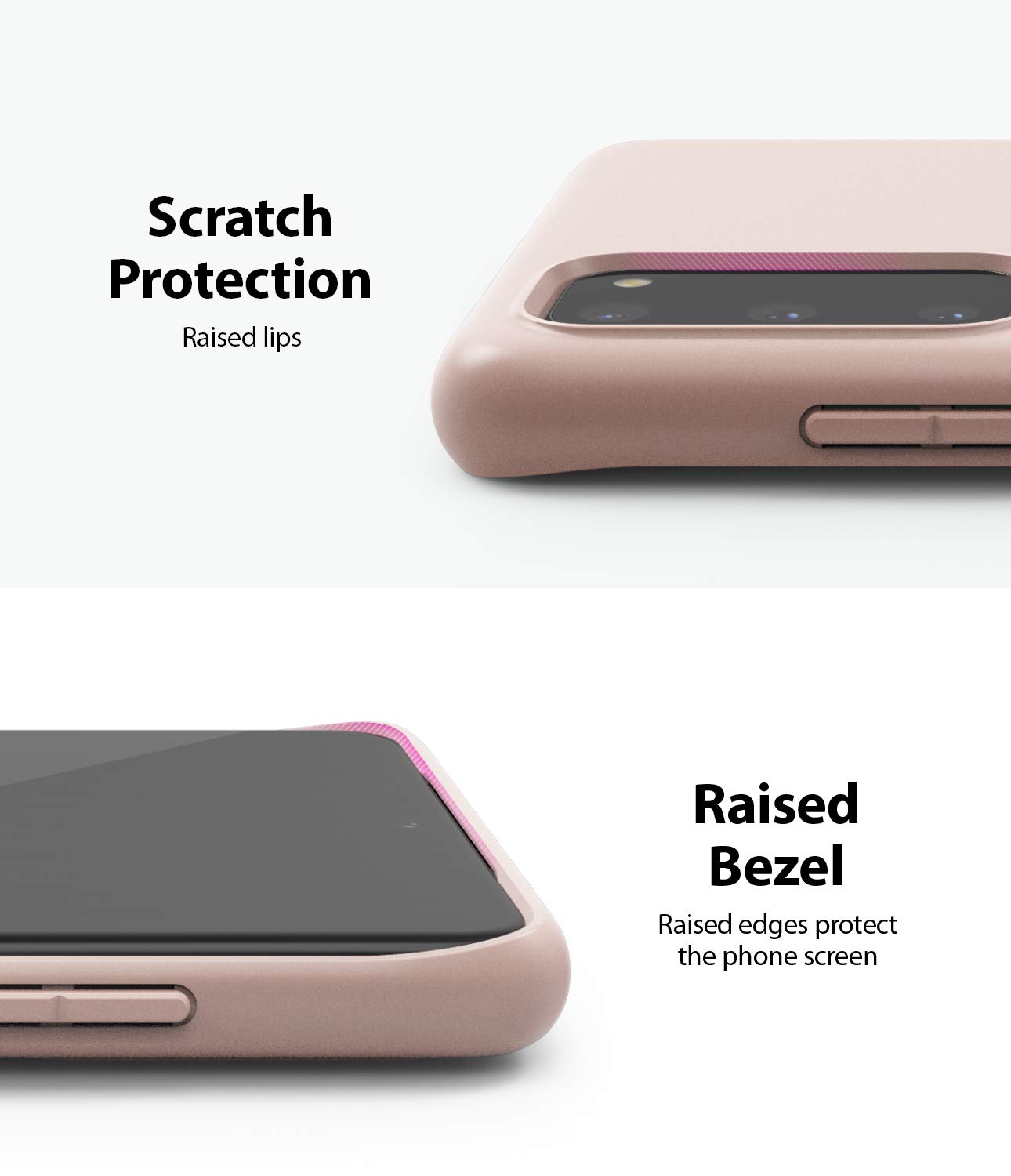 Ringke Air-S cover Galaxy S20 sottile pink sand TPU