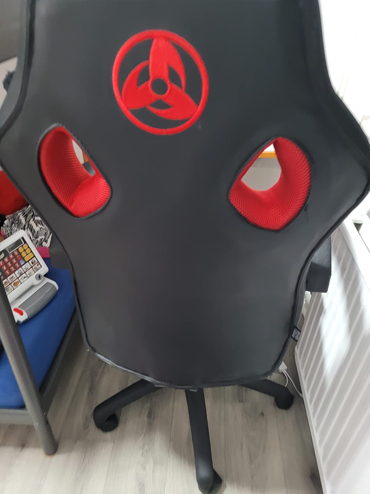 Konix Drakkar Jötun sedia gaming junior nero-rosso ecopelle