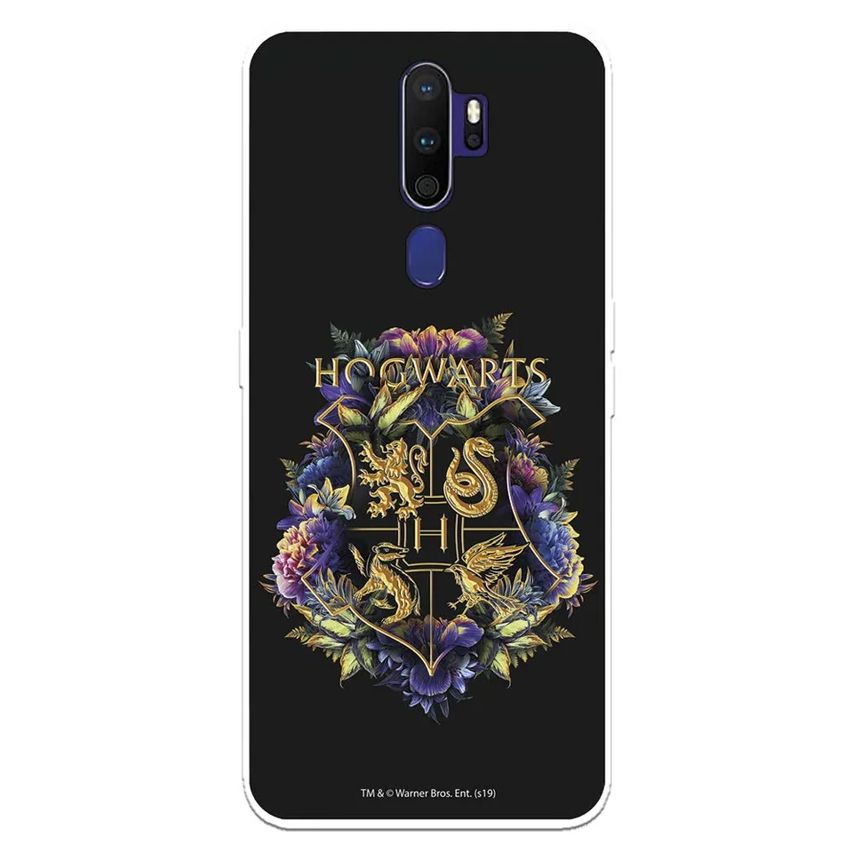 La Casa de las Carcasas Oppo A9 custodia Hogwarts Floral silicone