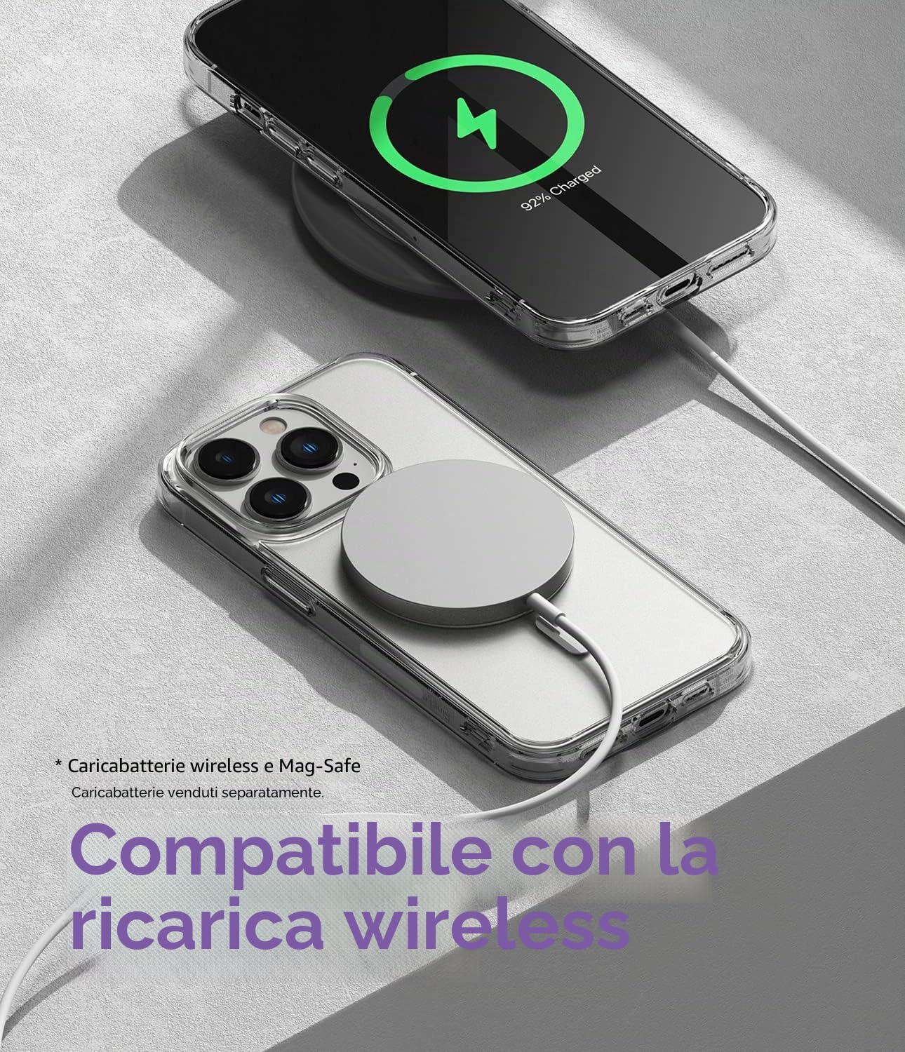 Ringke Fusion Magnetic Cover iPhone 14 Pro Matte Clear