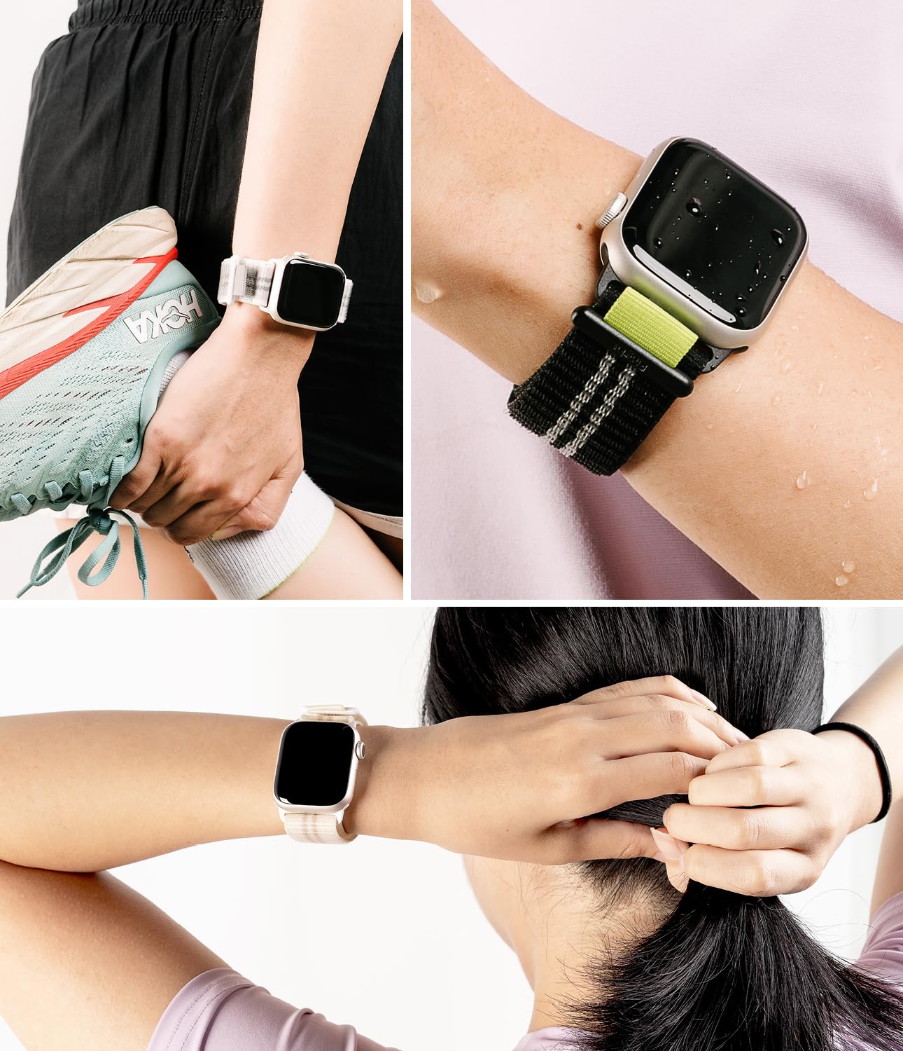 Ringke Sports Air Loop Cinturino Watch 42mm Nero Nylon