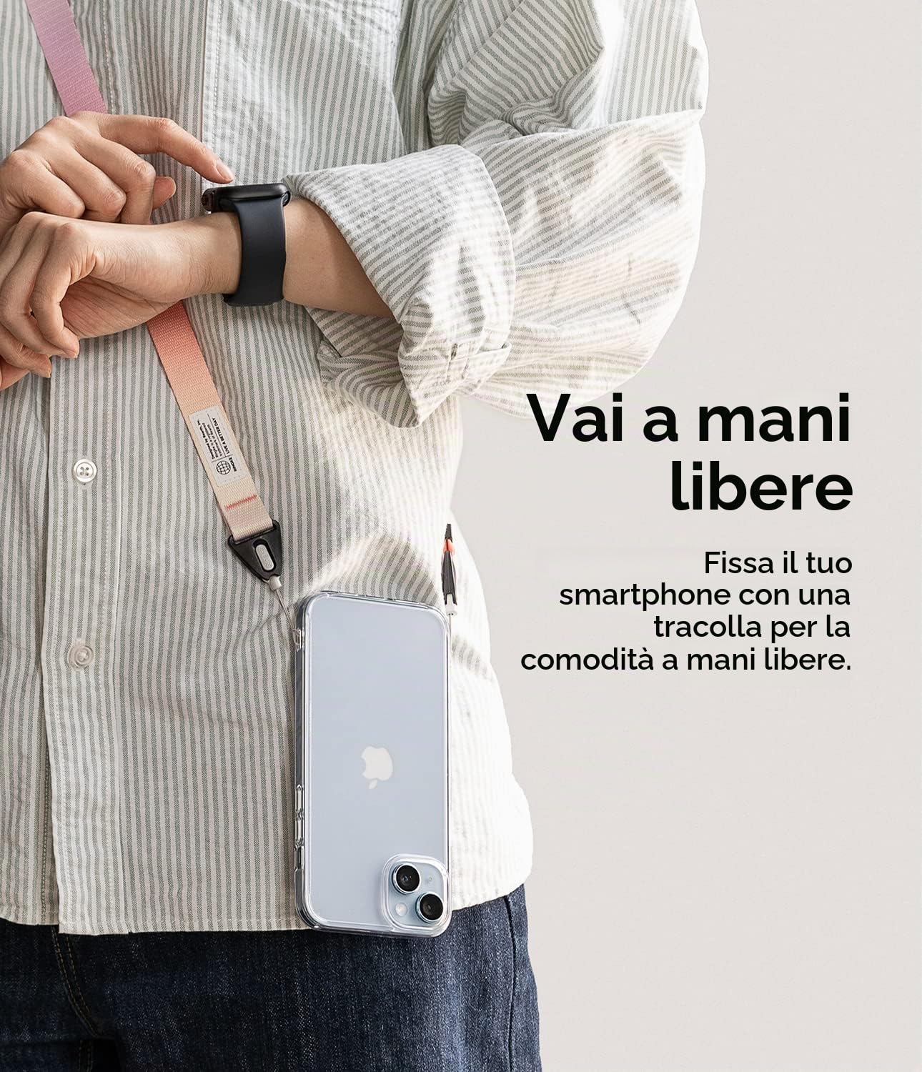 Ringke Strap Tracolla Telefono Aloha Sunset Regolabile