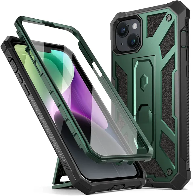 Redpepper iPhone 14 cover rugged con vetro e stand