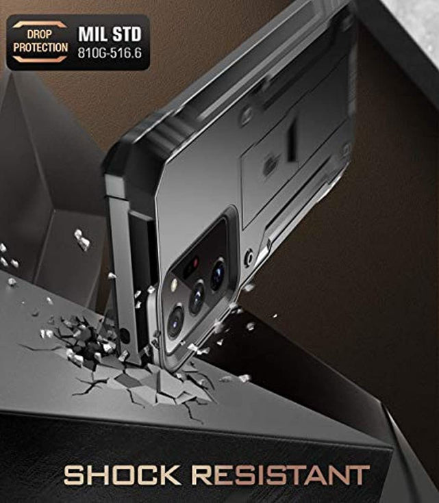 Redpepper Galaxy Note 20 Ultra Cover Antishock Nera con Stand