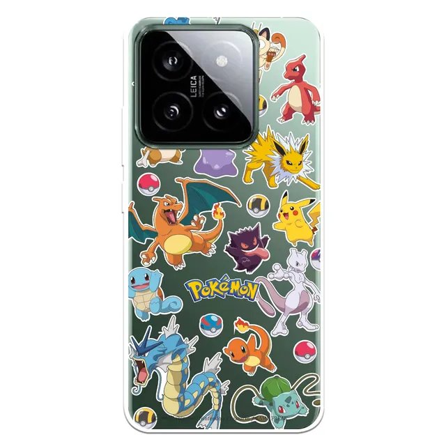 La Casa de las Carcasas Xiaomi 14 custodia Sticker Poké Ball trasparente