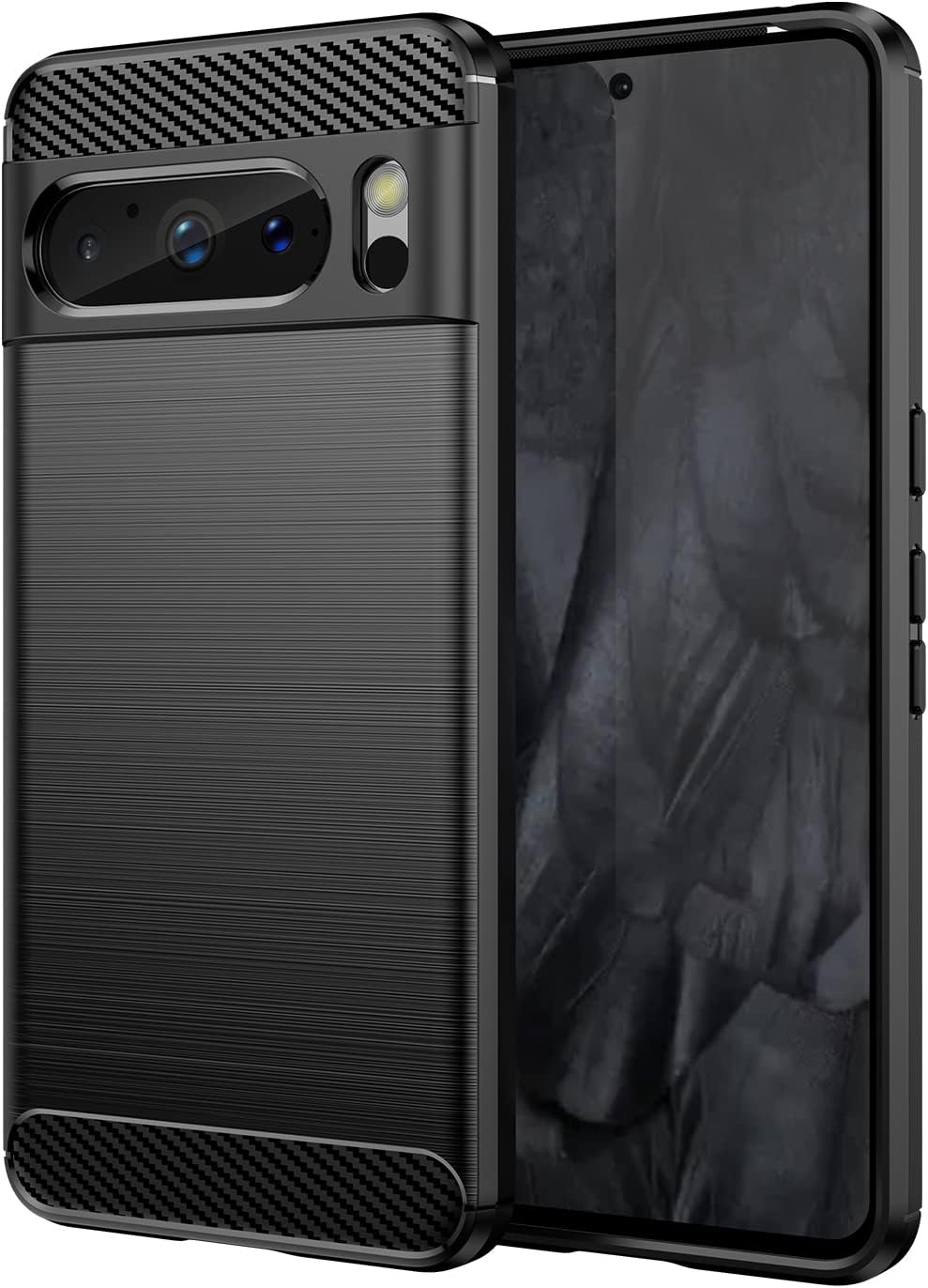 Redpepper Pixel 8 Pro cover nera carbonio slim