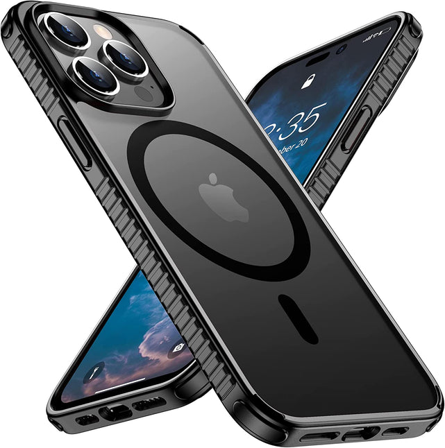 Redpepper iPhone 14 Pro Custodia Sottile Nera Opaca Antiurto