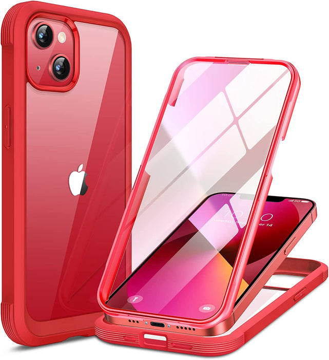 Redpepper iPhone 13 Mini 5.4 custodia vetro nero 9H integrale
