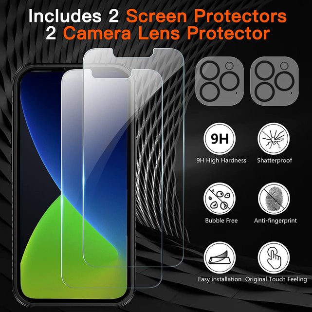 Redpepper iPhone 14 Pro Cover MagSafe Slim Nero Opaco
