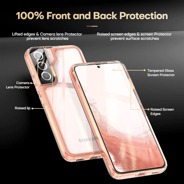 Redpepper Galaxy Cases cover Galaxy S22 5G 6.1 trasparente antishock
