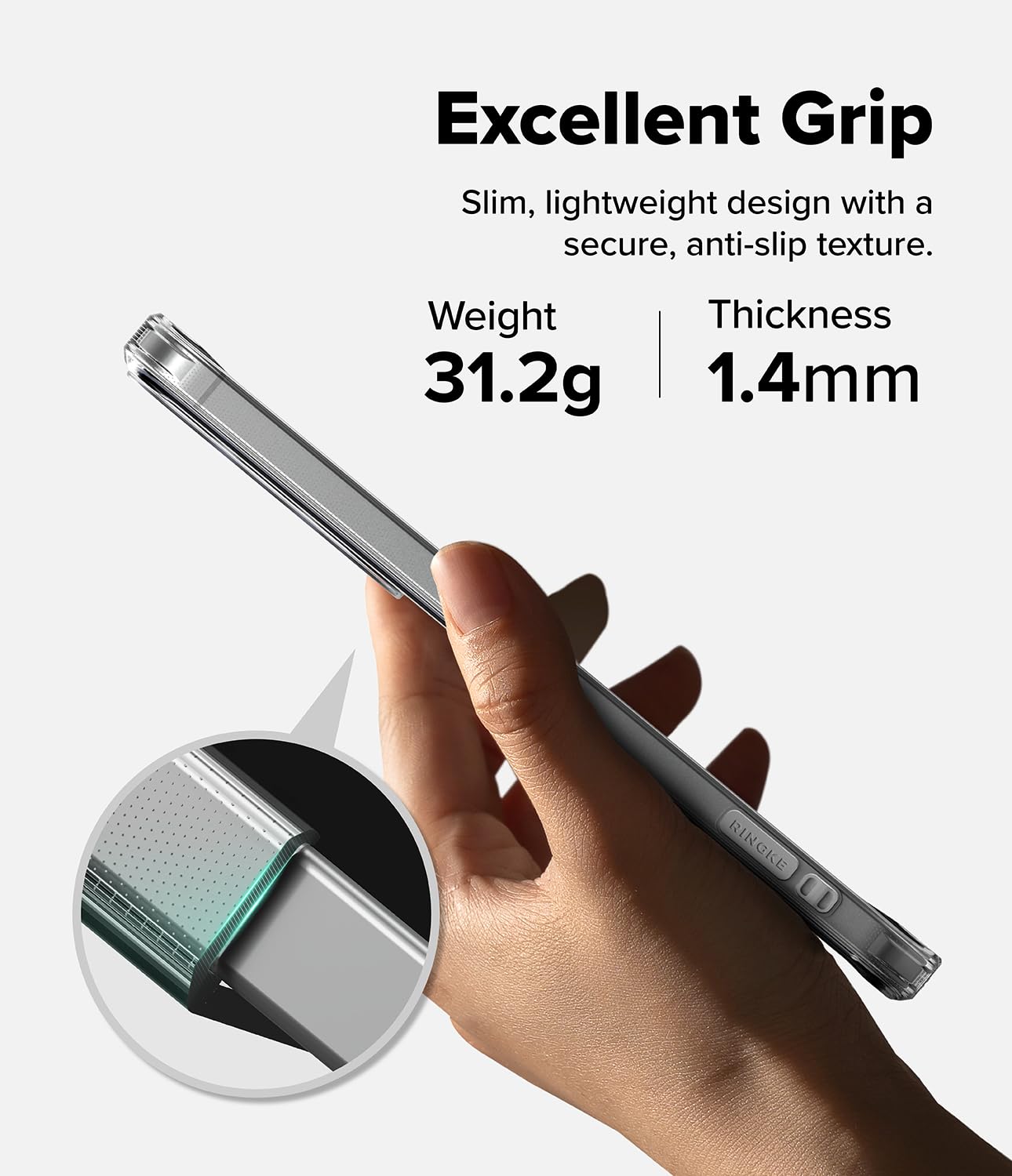 Ringke Fusion Matte Clear cover Galaxy S26 FE anti-impronta