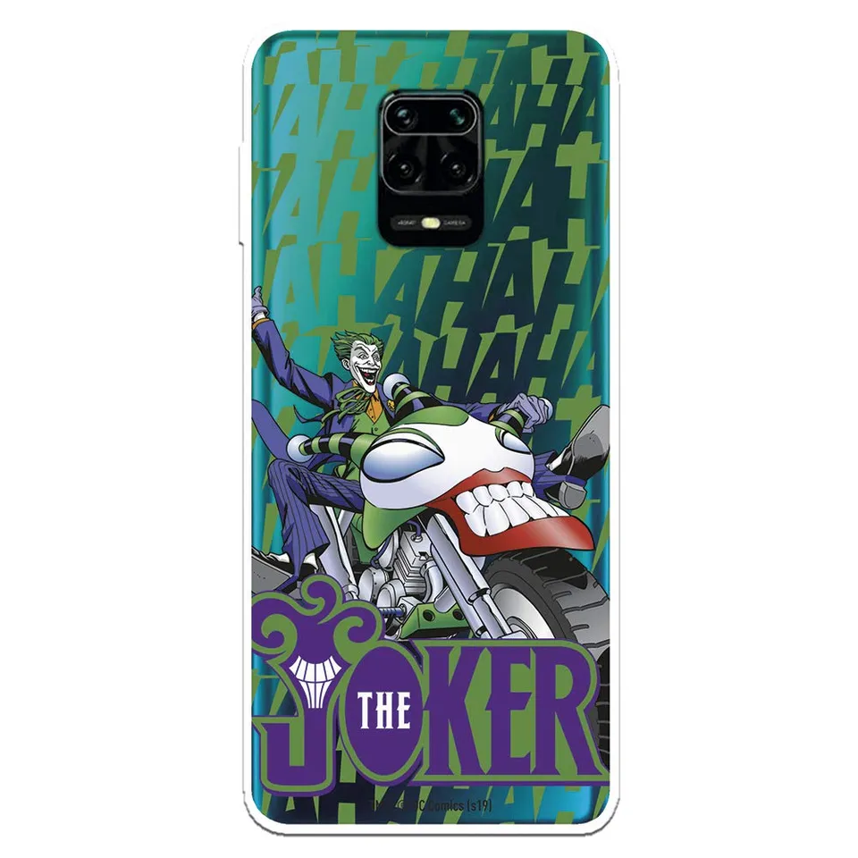 La Casa de las Carcasas DC Comics Joker Moto custodia Redmi Note 9S silicone