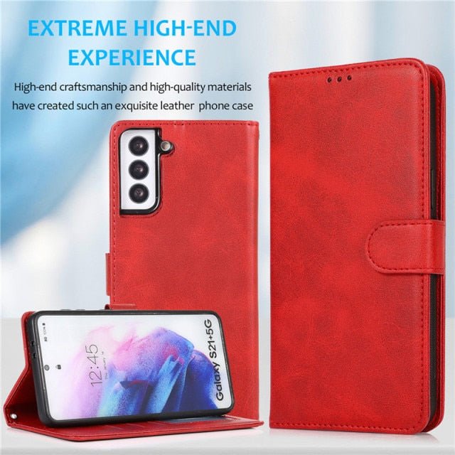 Redpepper Galaxy Note 20 Ultra Cover Pelle Blu Portafoglio
