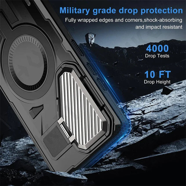 Redpepper S25 Ultra Cover Magnetica Militare con Anello Stand