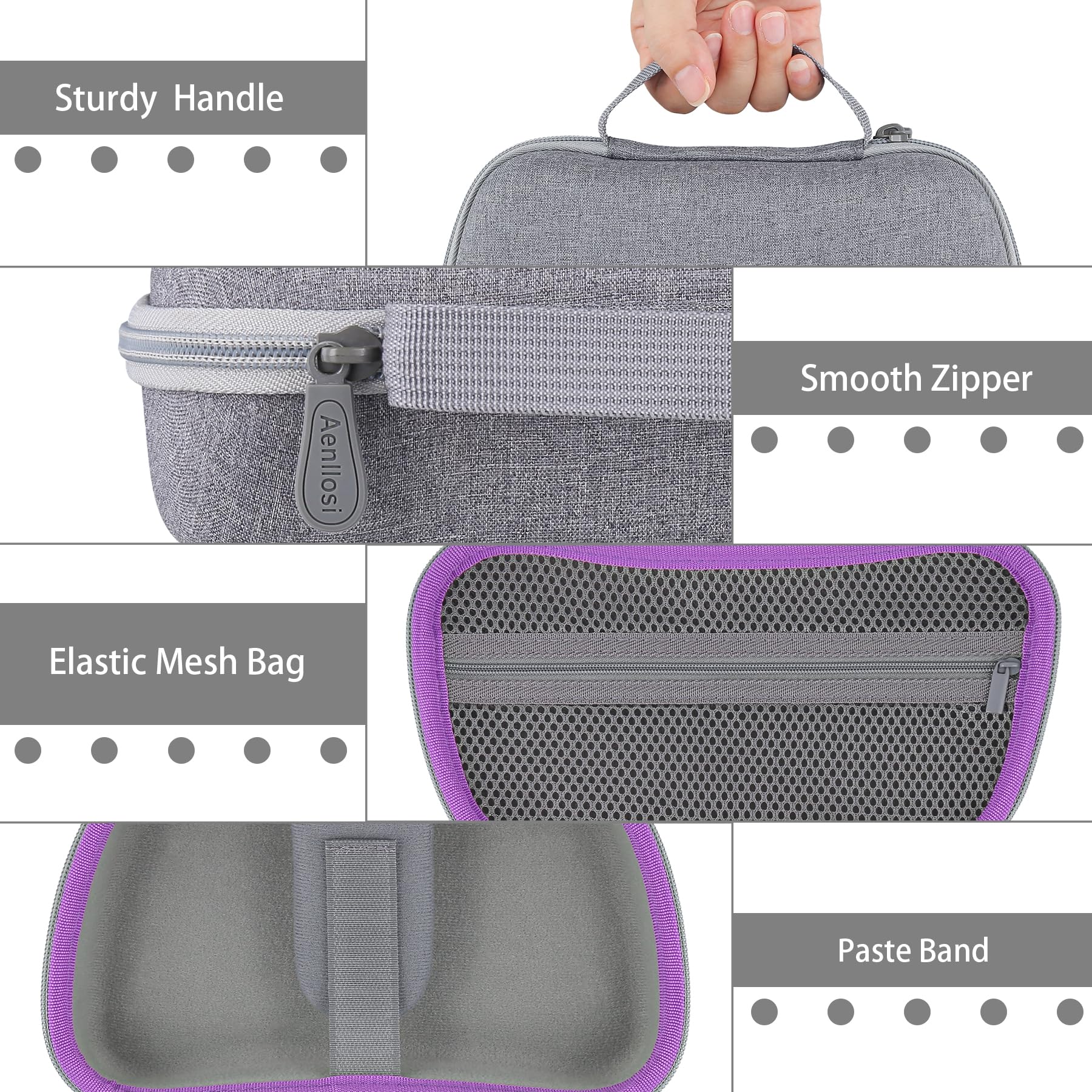 Aenllosi Game Controller Case custodia GameSir G8 Grigio