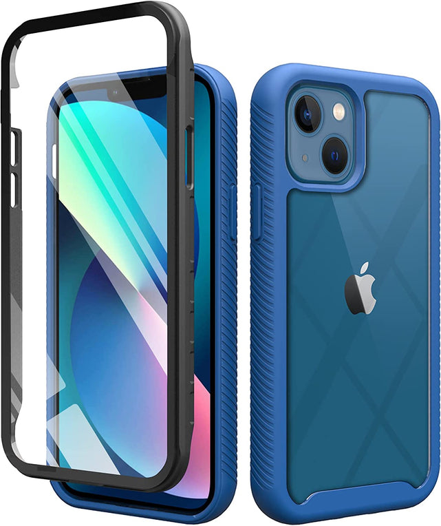 Redpepper Apple Cases Cover iPhone 13 Mini 5.4 Trasparente Blu