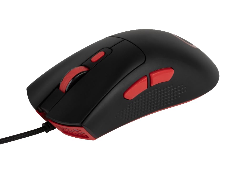 Konix Warlock Mouse Gaming Cavo 61g Nero 6 DPI