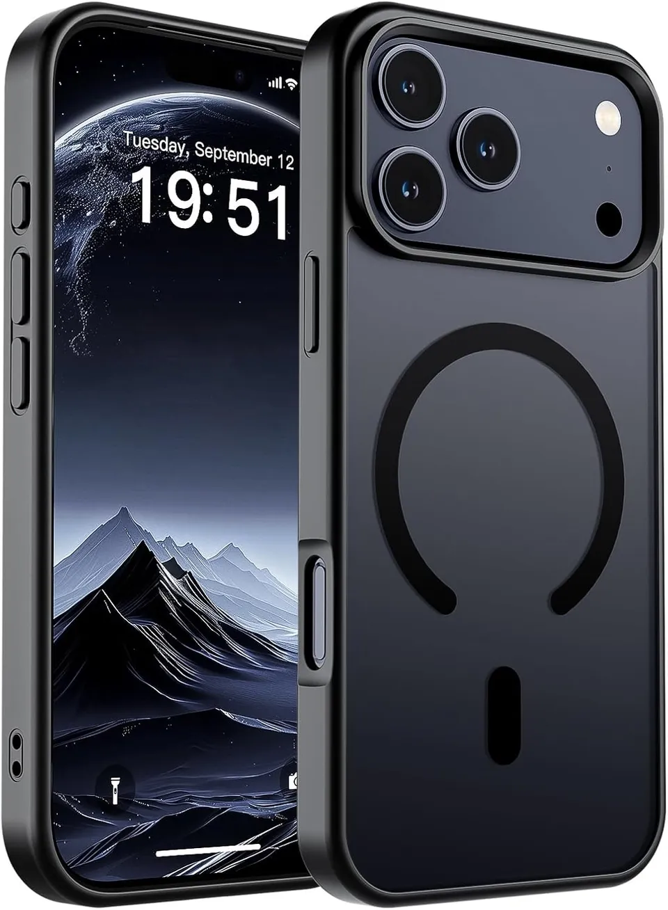 Redpepper iPhone 17 Pro Max cover MagSafe opaca nera