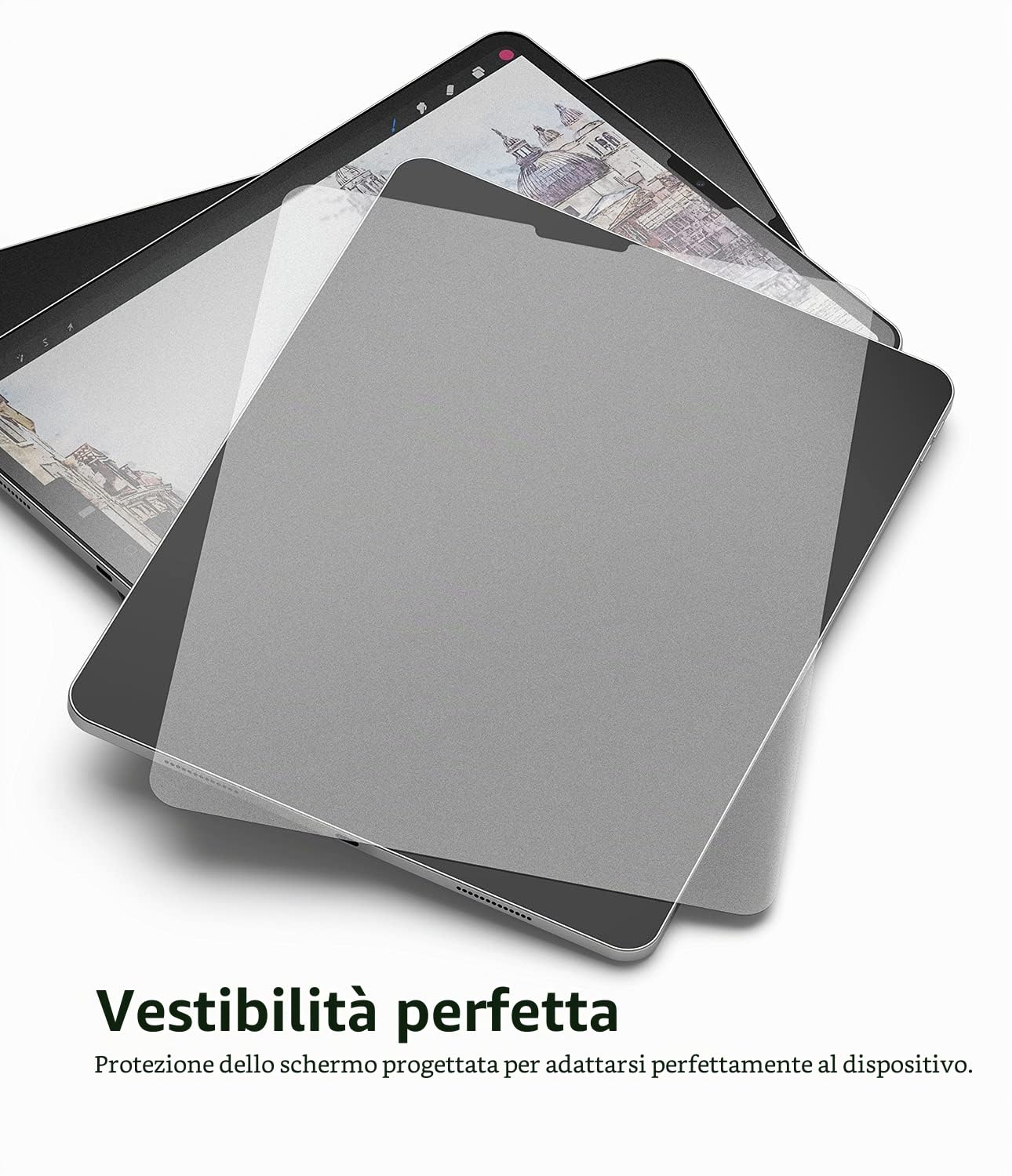 Ringke Paper Touch Film iPad Pro 12.9 pellicola carta 2 pezzi Clear