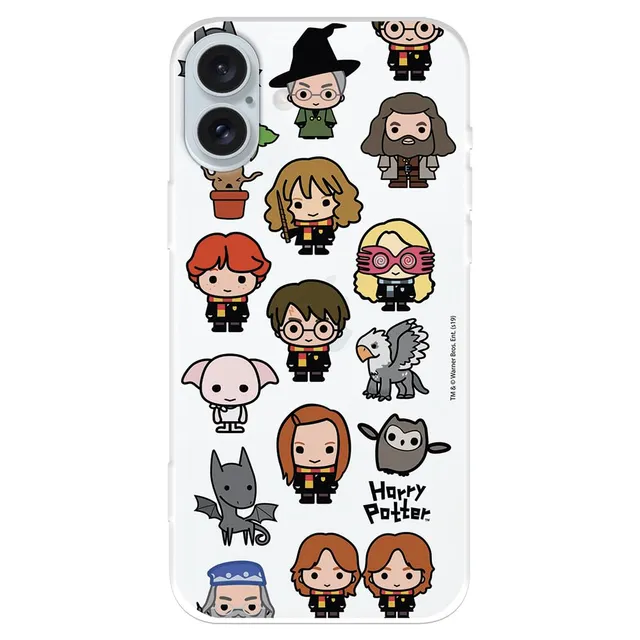 La Casa de las Carcasas Harry Potter Personaggi cover iPhone 16 Plus silicone