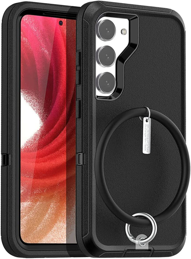 Redpepper Galaxy S23 Plus Cover Portafoglio Pelle Nera