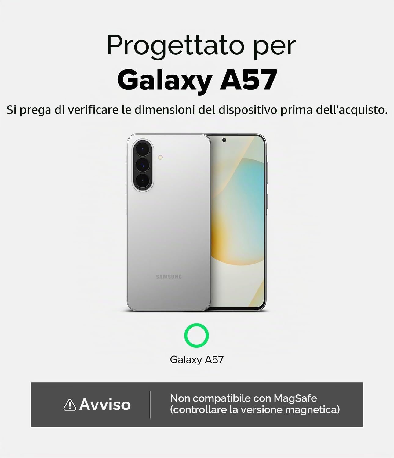 Ringke Fusion Cover Samsung Galaxy A57 Matte Clear Anti-impronta