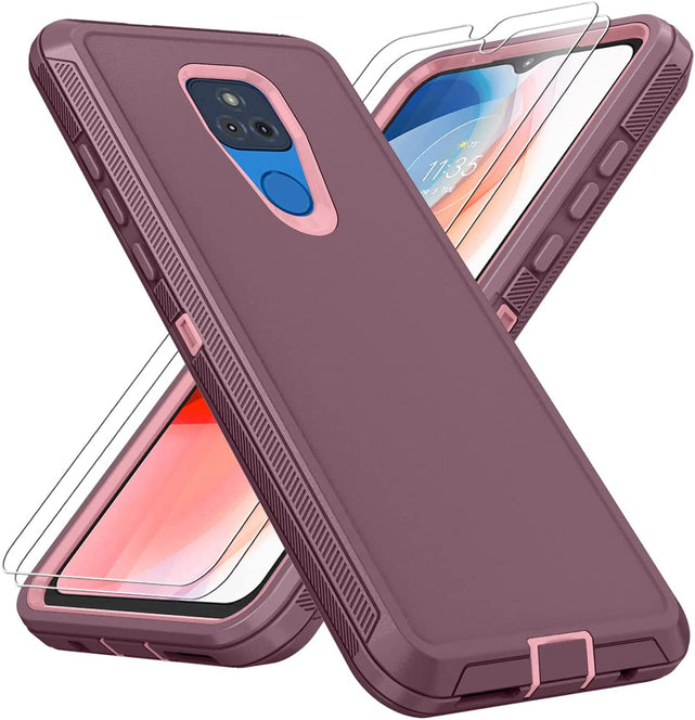 Redpepper Moto G Play 2021 Cover 3in1 + Pellicole