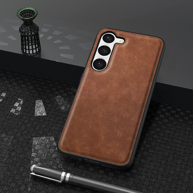 Redpepper Samsung Galaxy S23 Plus custodia pelle nera grip