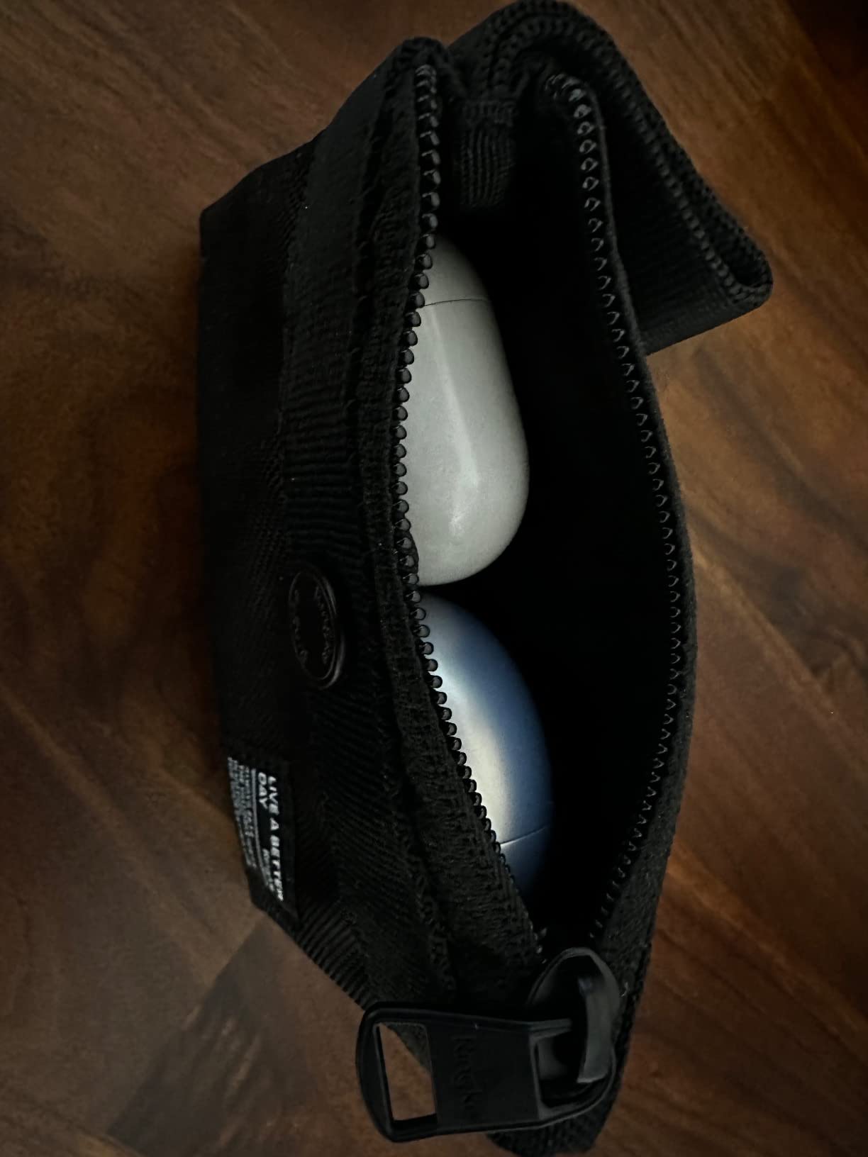 Ringke Mini Pouch Two-Way Bag Pochette Nera Nylon AirPods