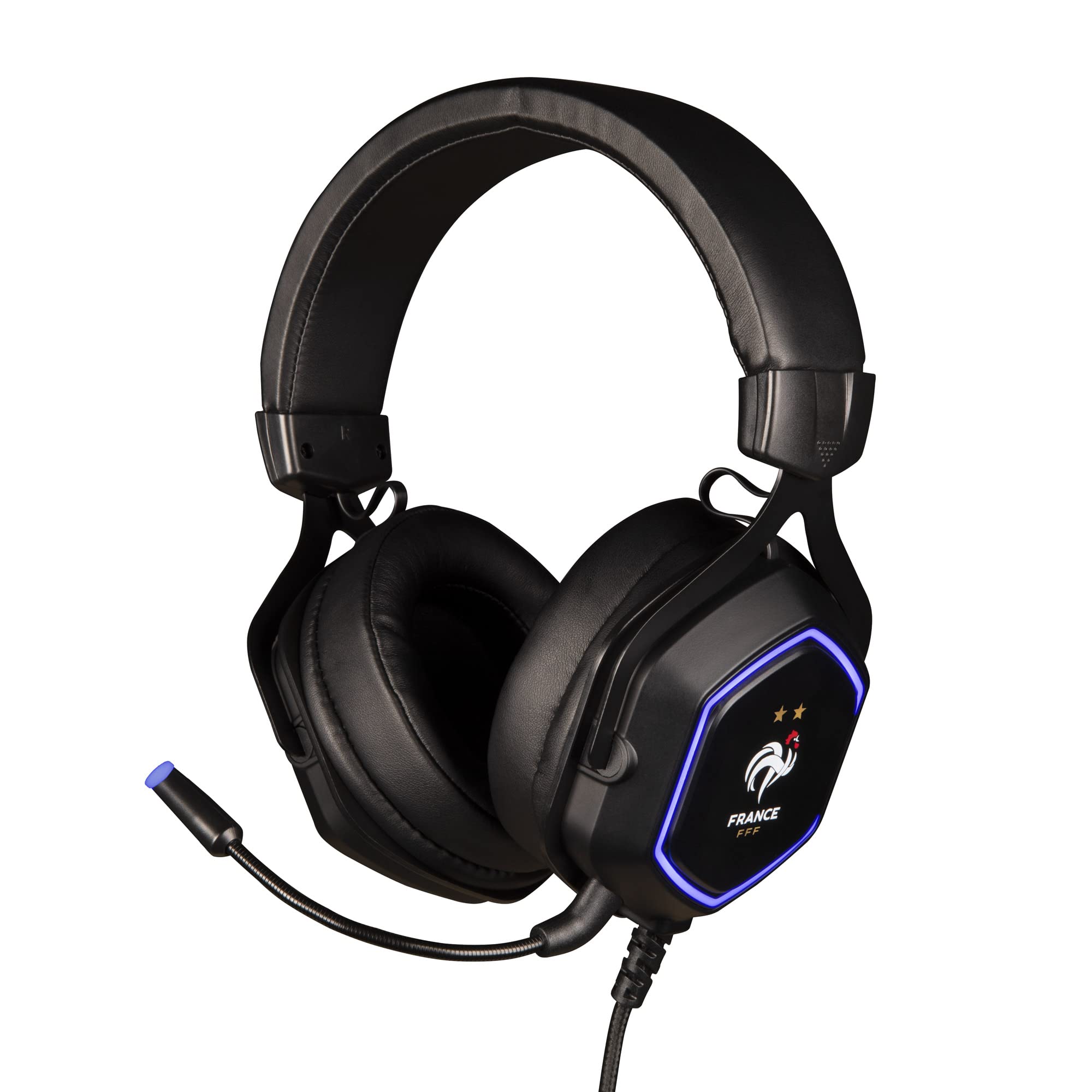 Konix Magic Gathering cuffie gaming PC USB 50mm blu nero 7.1
