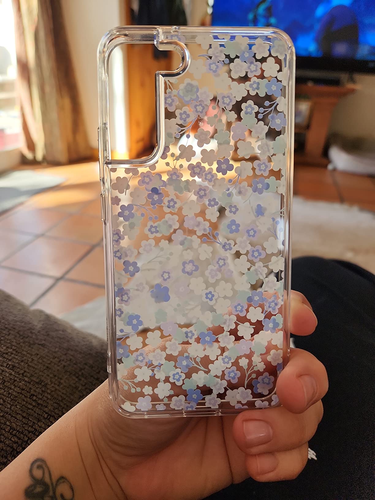 Ringke Fusion Design Cover S22 Plus 5G Wild Flowers Fiori