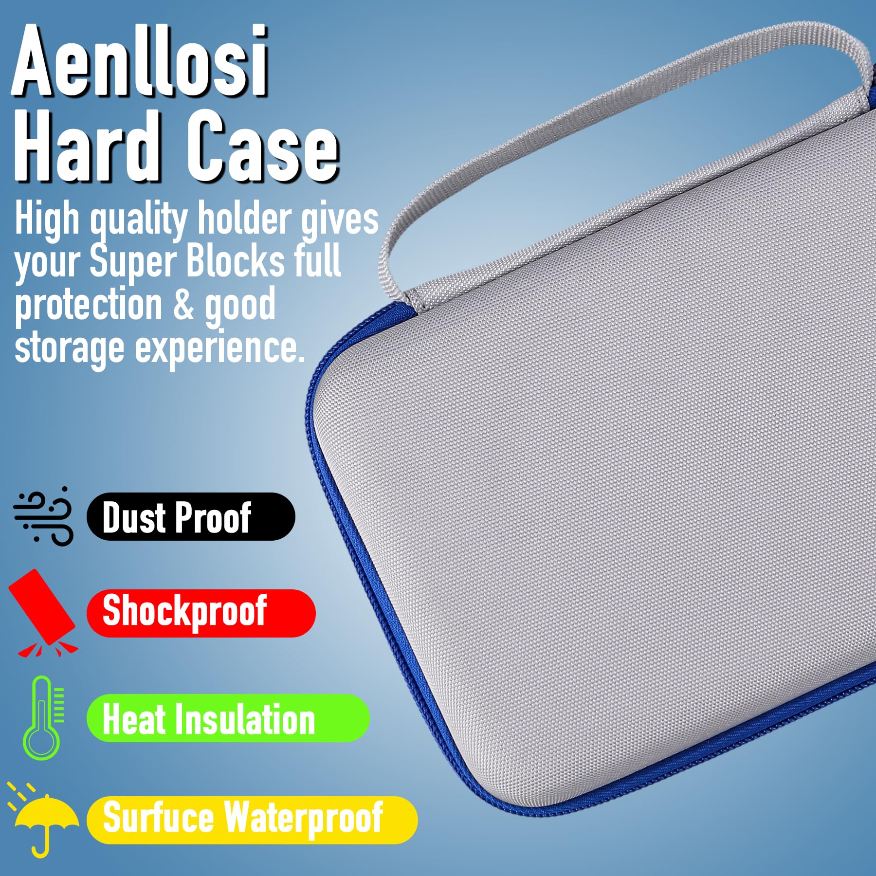 Aenllosi Toy Case custodia GiiKER Blocks EVA nera