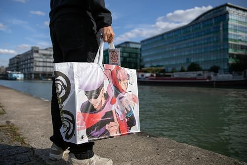 Konix Jujutsu Kaisen Borsa Spesa 40x45x20 Bianco Gojo Yuji
