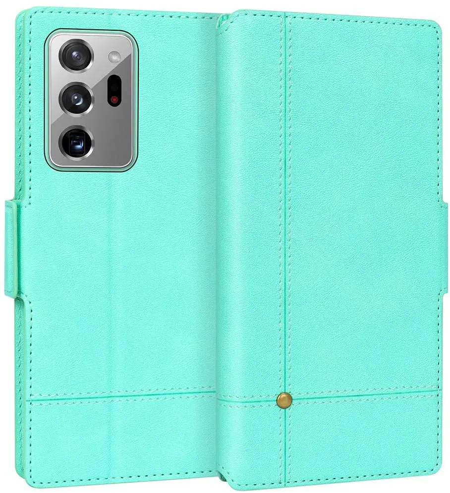 Redpepper Note 20 Ultra Cover Pelle Portafoglio Stand