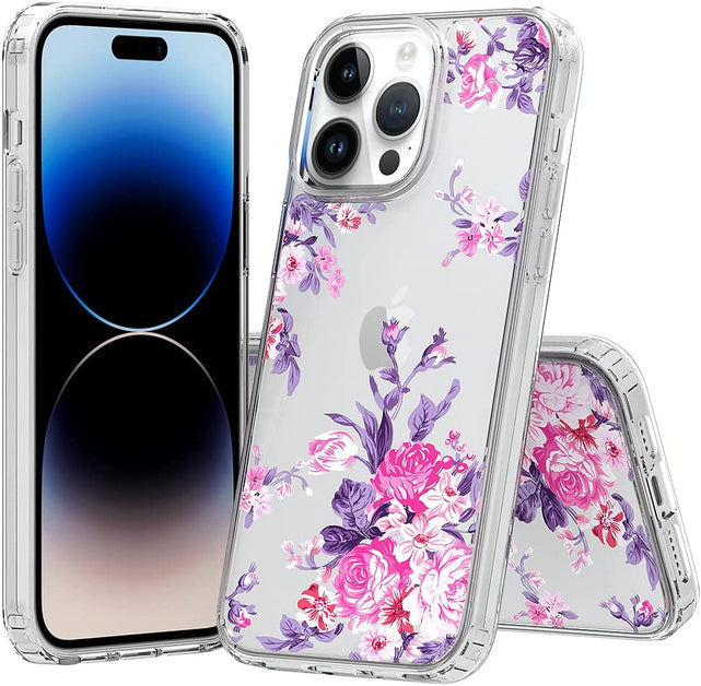Redpepper iPhone 14 Pro Max Cover Trasparente acrilica antishock
