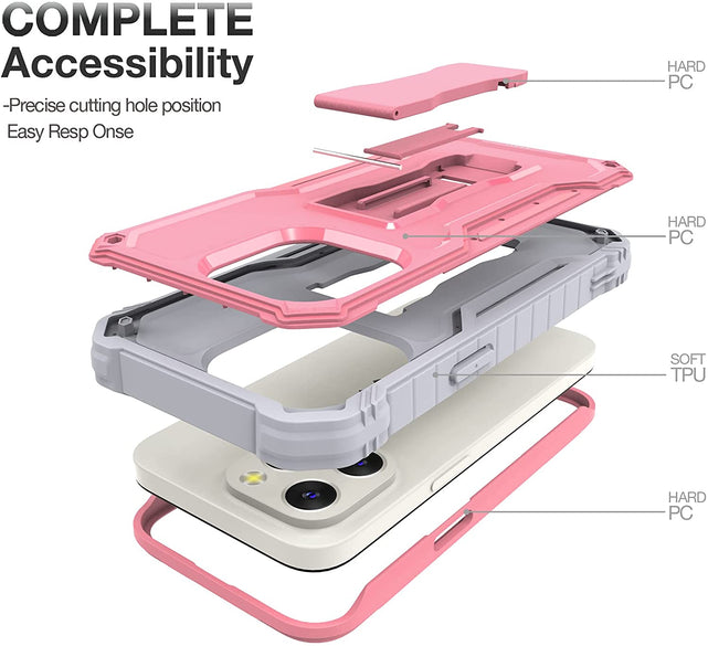 Redpepper Apple Cases cover iPhone 13 Pro antiurto con stand