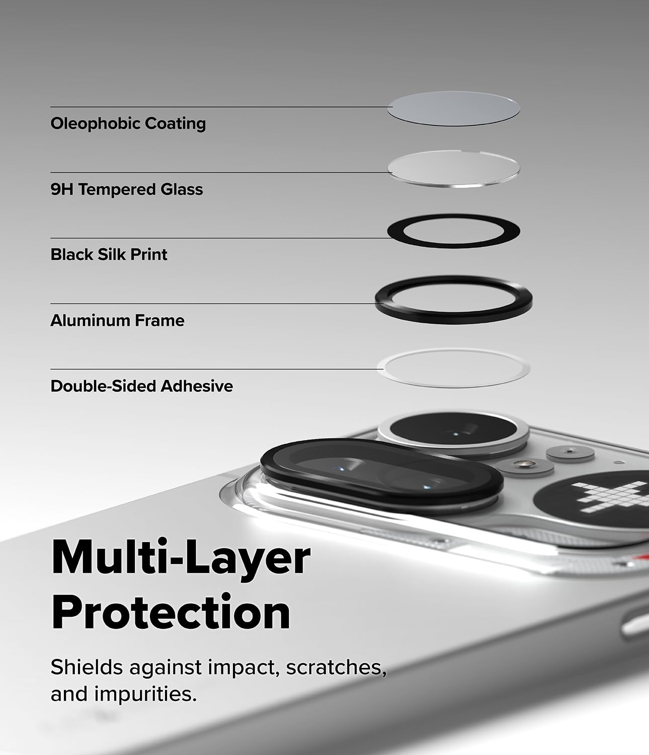 Ringke Camera Lens Frame Glass Nothing Phone 4a Pro