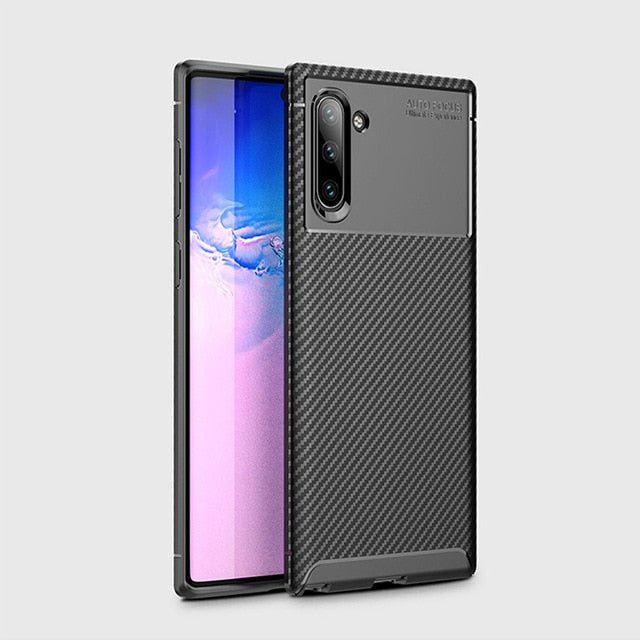 Redpepper Note 10 Plus custodia carbonio bumper nero