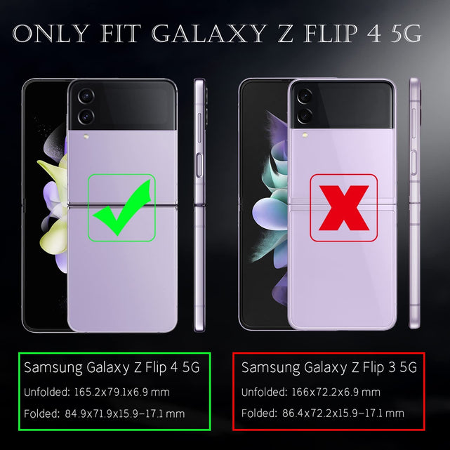 Redpepper Galaxy Z Flip 4 5G Cover Anello Magnetica Slide Camera