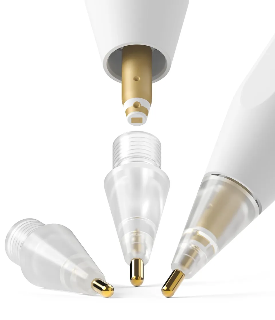 Ringke Metal Tips Punte Apple Pencil Matte Clear 3 Pezzi
