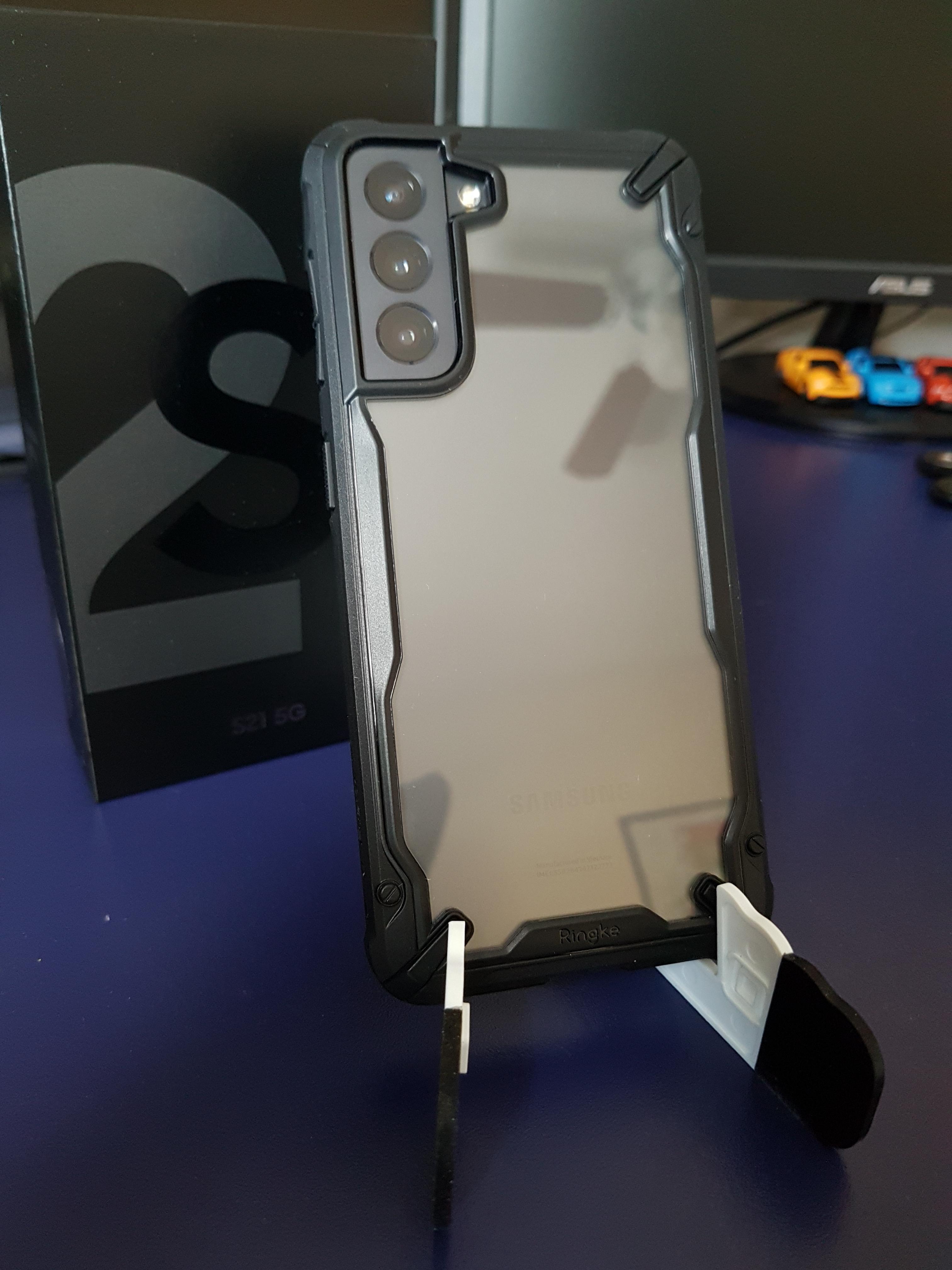 Ringke Fusion X Galaxy S21 cover antiurto Black nera