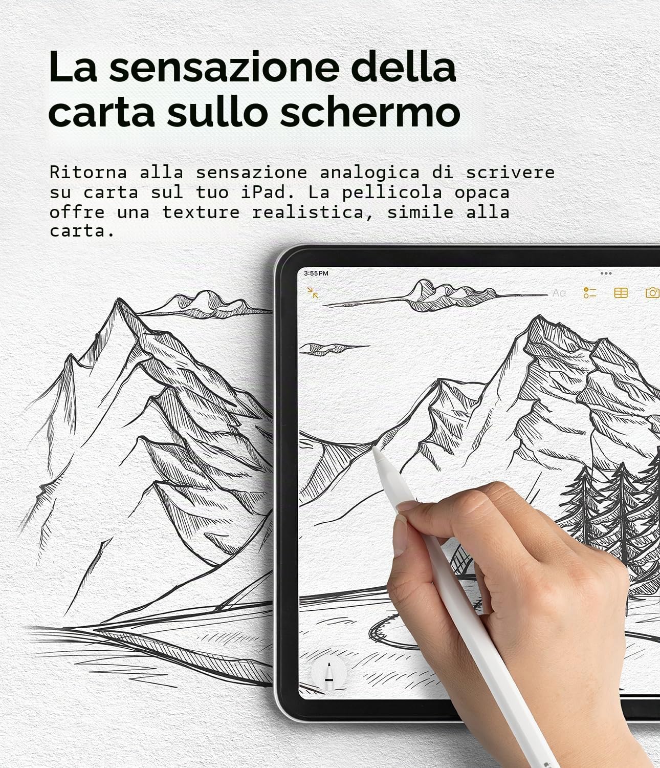 Ringke Paper Touch Film Soft 2pz iPad Pro 13 M4/M5 Carta