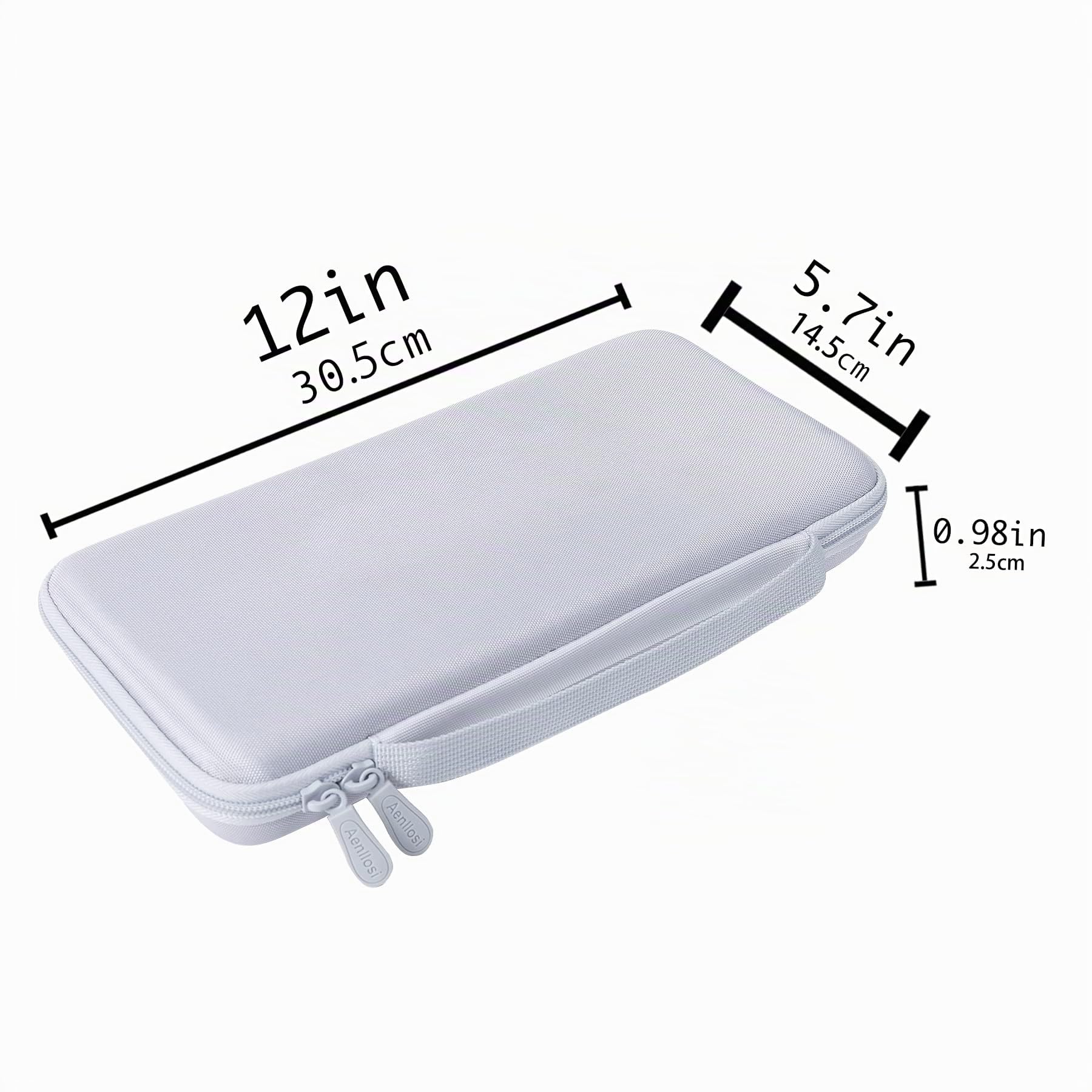 Aenllosi Keyboard & Mouse Case MX Keys Mini custodia Bianca