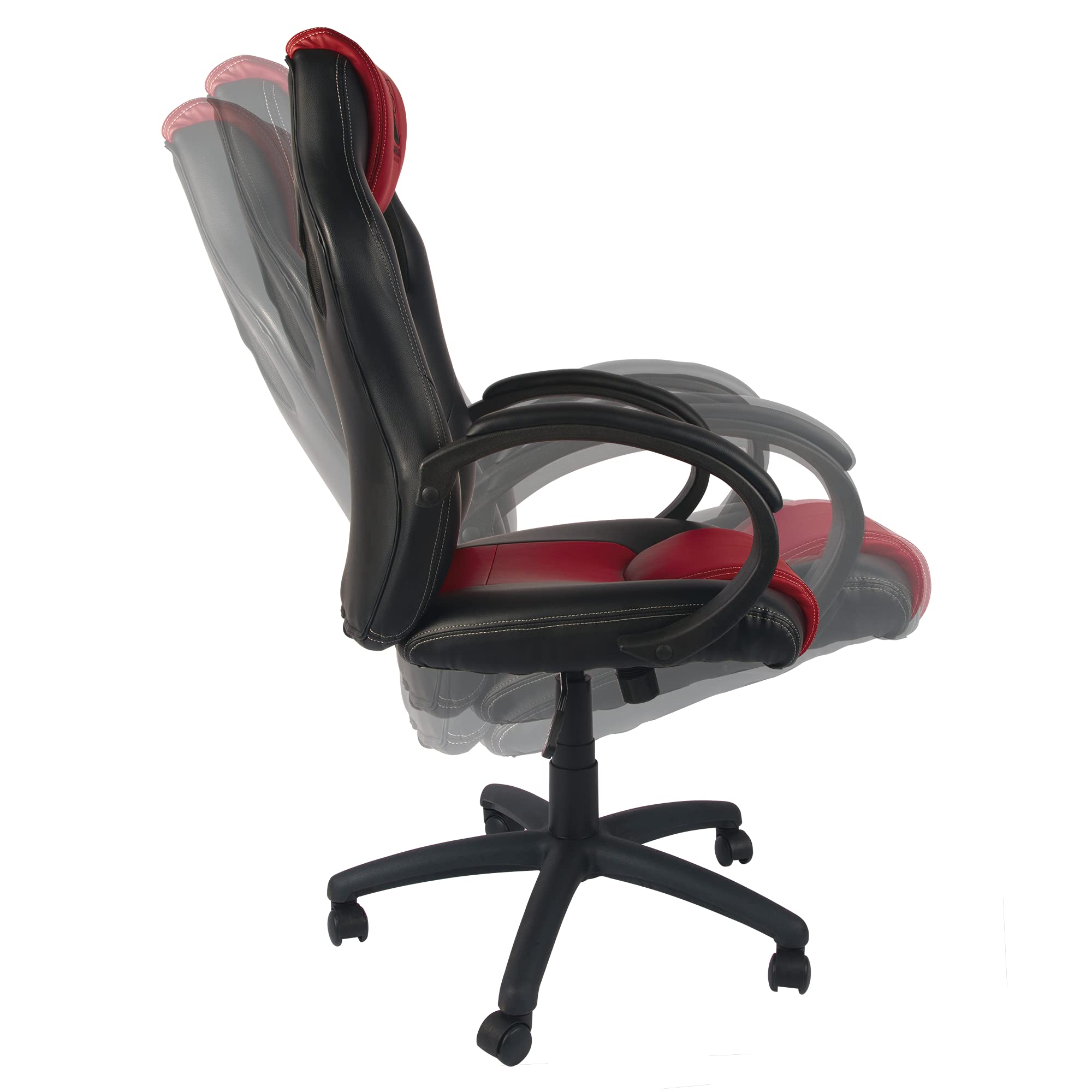 Konix Drakkar Jötun sedia gaming junior nero-rosso ecopelle