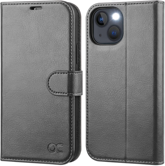 Redpepper iPhone 13 Cover Portafoglio Pelle Carte RFID Stand
