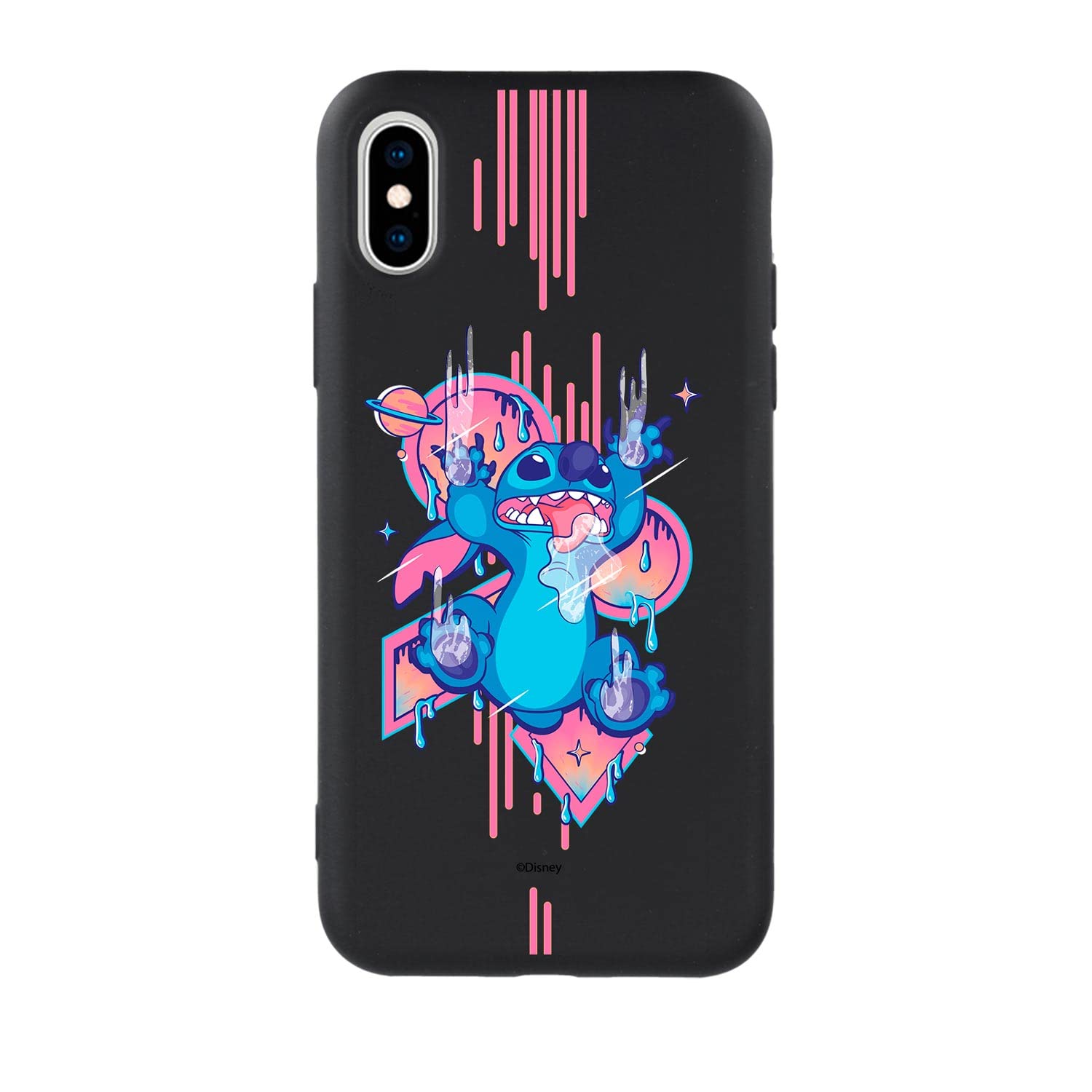 La Casa de las Carcasas Stitch Cover Redmi Note 9 Silicone Nero